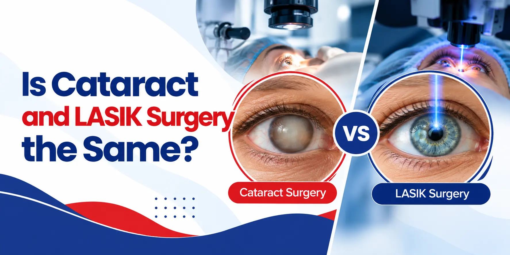 Is Cataract and LASIK Surgery the Same